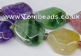 CAG5493 15.5 inches 18*22mm freeform agate gemstone beads