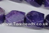 CAG5510 15.5 inches 16*17*22mm faceted nuggets agate beads