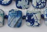CAG5521 15.5 inches 17*20mm nuggets agate gemstone beads