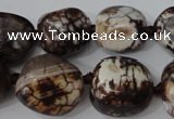 CAG5522 15.5 inches 15*17mm - 17*20mm nuggets agate gemstone beads