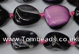 CAG5527 15.5 inches 14*18mm - 22*32mm nuggets agate gemstone beads