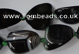 CAG5528 15.5 inches 14*18mm - 22*32mm nuggets agate gemstone beads