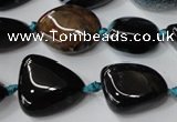 CAG5529 15.5 inches 14*18mm - 22*32mm nuggets agate gemstone beads