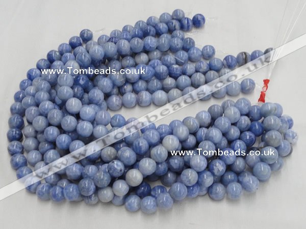 CAG554 16 inches 12mm round blue agate gemstone beads wholesale