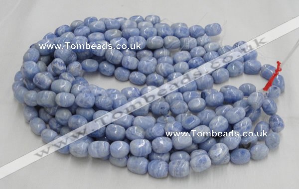 CAG556 16 inches 13*18mm freeform blue agate beads wholesale