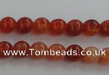 CAG5560 15.5 inches 4mm round natural fire agate beads wholesale