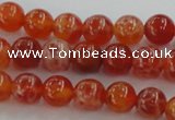 CAG5561 15.5 inches 6mm round natural fire agate beads wholesale