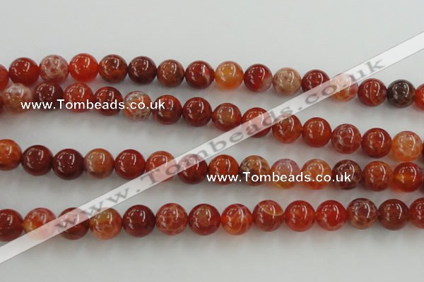 CAG5563 15.5 inches 10mm round natural fire agate beads wholesale