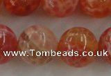 CAG5565 15.5 inches 14mm round natural fire agate beads wholesale