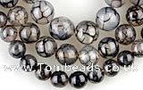 CAG57 5pcs 10&12&14mm round dragon veins agate beads