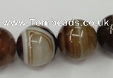 CAG5906 15 inches 18mm round Madagascar agate gemstone beads