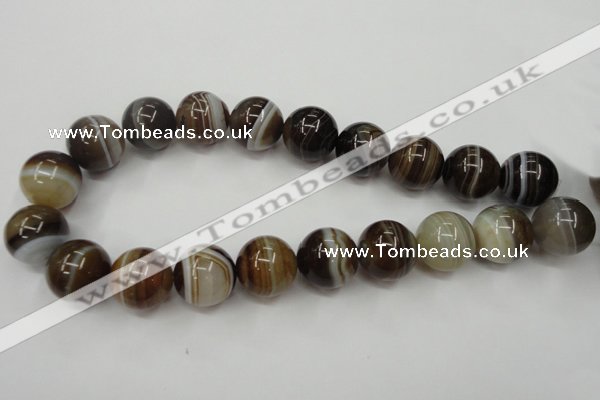 CAG5906 15 inches 18mm round Madagascar agate gemstone beads