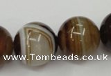 CAG5907 15 inches 20mm round Madagascar agate gemstone beads