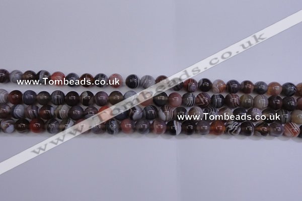 CAG5952 15.5 inches 8mm round botswana agate beads wholesale