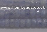 CAG5993 15.5 inches 4*6mm faceted rondelle blue lace agate beads