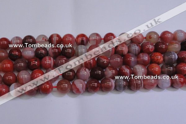 CAG6113 15.5 inches 10mm round south red agate gemstone beads