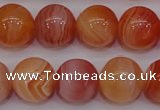 CAG6343 15 inches 10mm round red botswana agate beads wholesale