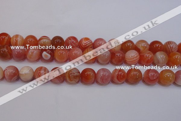 CAG6344 15 inches 12mm round red botswana agate beads wholesale