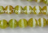 CAG6355 15 inches 10mm faceted round tibetan agate gemstone beads