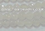 CAG6512 15.5 inches 8mm faceted round Brazilian white agate beads