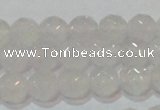 CAG6513 15.5 inches 10mm faceted round Brazilian white agate beads