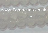 CAG6514 15.5 inches 12mm faceted round Brazilian white agate beads