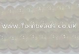 CAG6521 15.5 inches 5*8mm rondelle Brazilian white agate beads