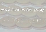 CAG6526 15.5 inches 10*14mm rice Brazilian white agate beads