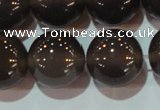 CAG6532 15.5 inches 18mm round Brazilian grey agate beads