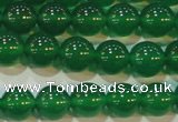 CAG6605 15.5 inches 8mm round green agate gemstone beads