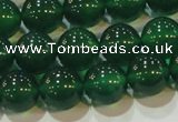 CAG6606 15.5 inches 10mm round green agate gemstone beads