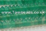 CAG6620 15.5 inches 3*6mm rondelle green agate gemstone beads