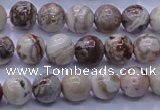 CAG6660 15.5 inches 4mm round Mexican crazy lace agate beads