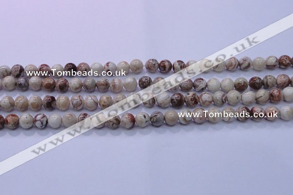 CAG6660 15.5 inches 4mm round Mexican crazy lace agate beads