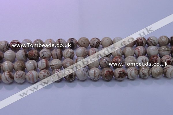 CAG6663 15.5 inches 10mm round Mexican crazy lace agate beads