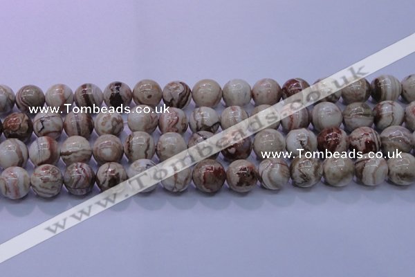 CAG6664 15.5 inches 12mm round Mexican crazy lace agate beads
