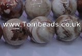 CAG6665 15.5 inches 14mm round Mexican crazy lace agate beads