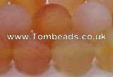 CAG6694 15 inches 16mm round multicolor pilates agate beads