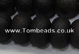 CAG6749 15 inches 12*16mm rondelle black pilates agate beads