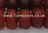 CAG6750 15 inches 10*14mm rondelle red pilates agate beads