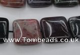 CAG6778 15.5 inches 12*12mm square Indian agate beads wholesale