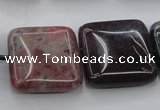 CAG6780 15.5 inches 16*16mm square Indian agate beads wholesale