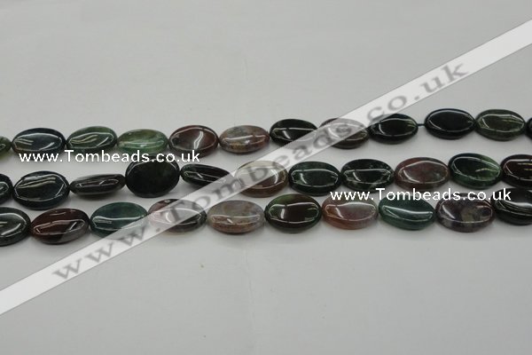 CAG6795 15.5 inches 10*14mm oval Indian agate beads wholesale