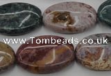 CAG6799 15.5 inches 18*25mm oval Indian agate beads wholesale