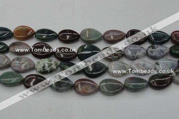 CAG6805 15.5 inches 18*25mm flat teardrop Indian agate beads