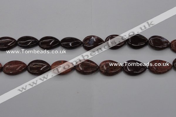 CAG6807 15.5 inches 18*25mm flat teardrop Indian agate beads