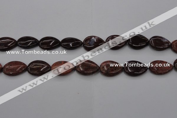 CAG6807 15.5 inches 18*25mm flat teardrop Indian agate beads