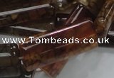 CAG689 15.5 inches 15*35mm rectangle dragon veins agate beads