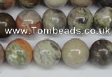 CAG7004 15.5 inches 12mm round ocean agate gemstone beads