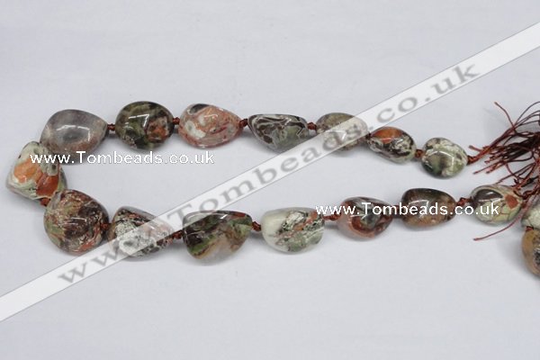 CAG7022 15.5 inches 18*25mm - 22*35mm nuggets ocean agate beads